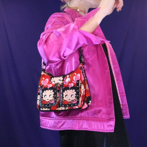 Betty Boop Red Shoulder Bag - Picture 1 of 3